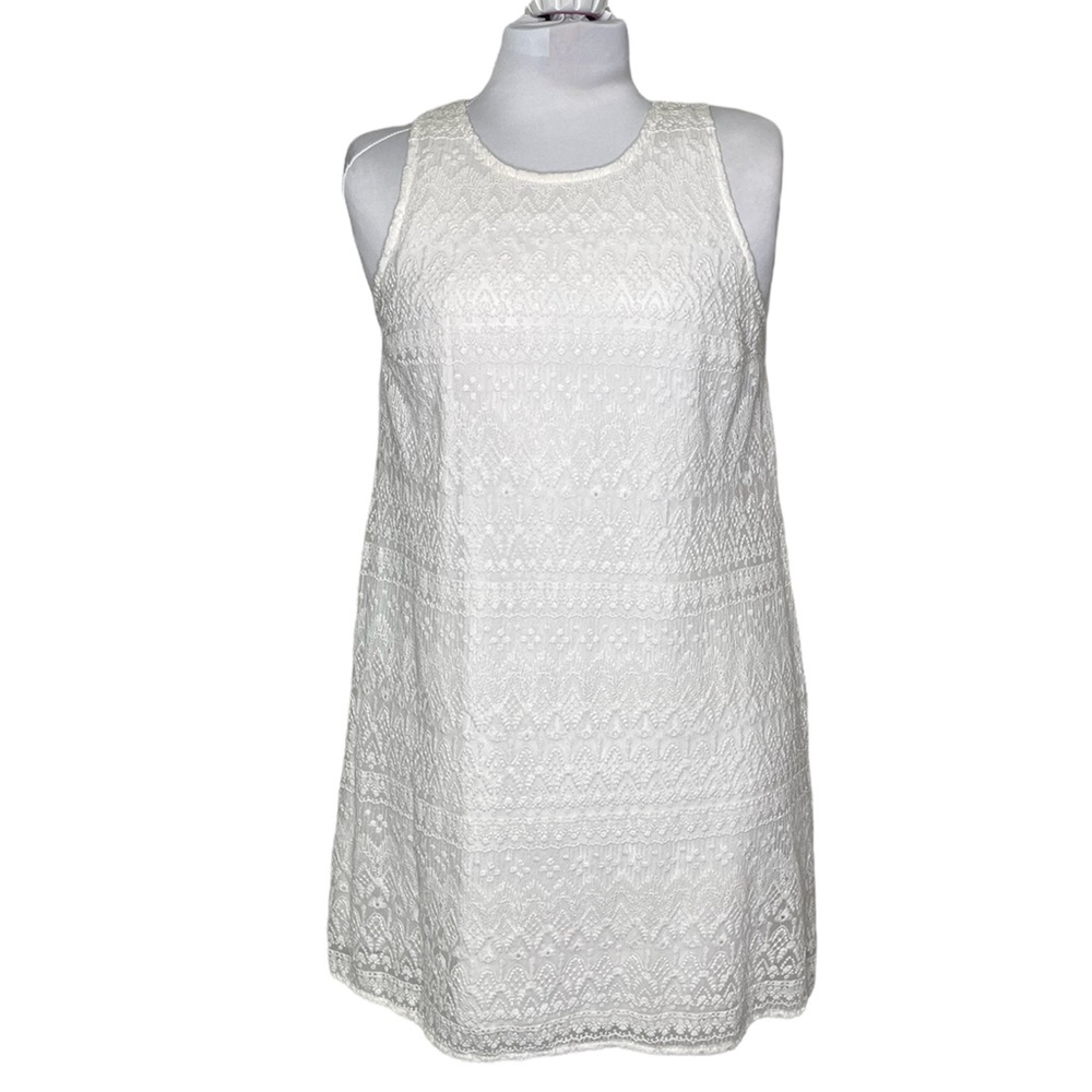 Anthropologie Pins & Needles IvoryLace Swing Dress | Size 2